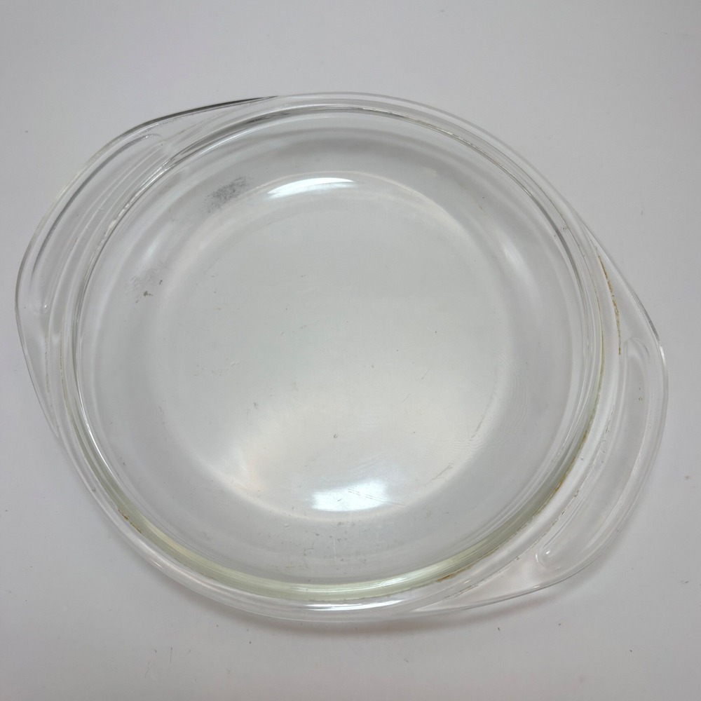 Vtg Pyrex Clear Glass Replacement Lid 683-C 1.5 Quart Casserole Dish 9.25"